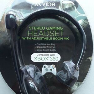VIBE STEREO GAMING Headset‎ With BOOM Mic XBOX New